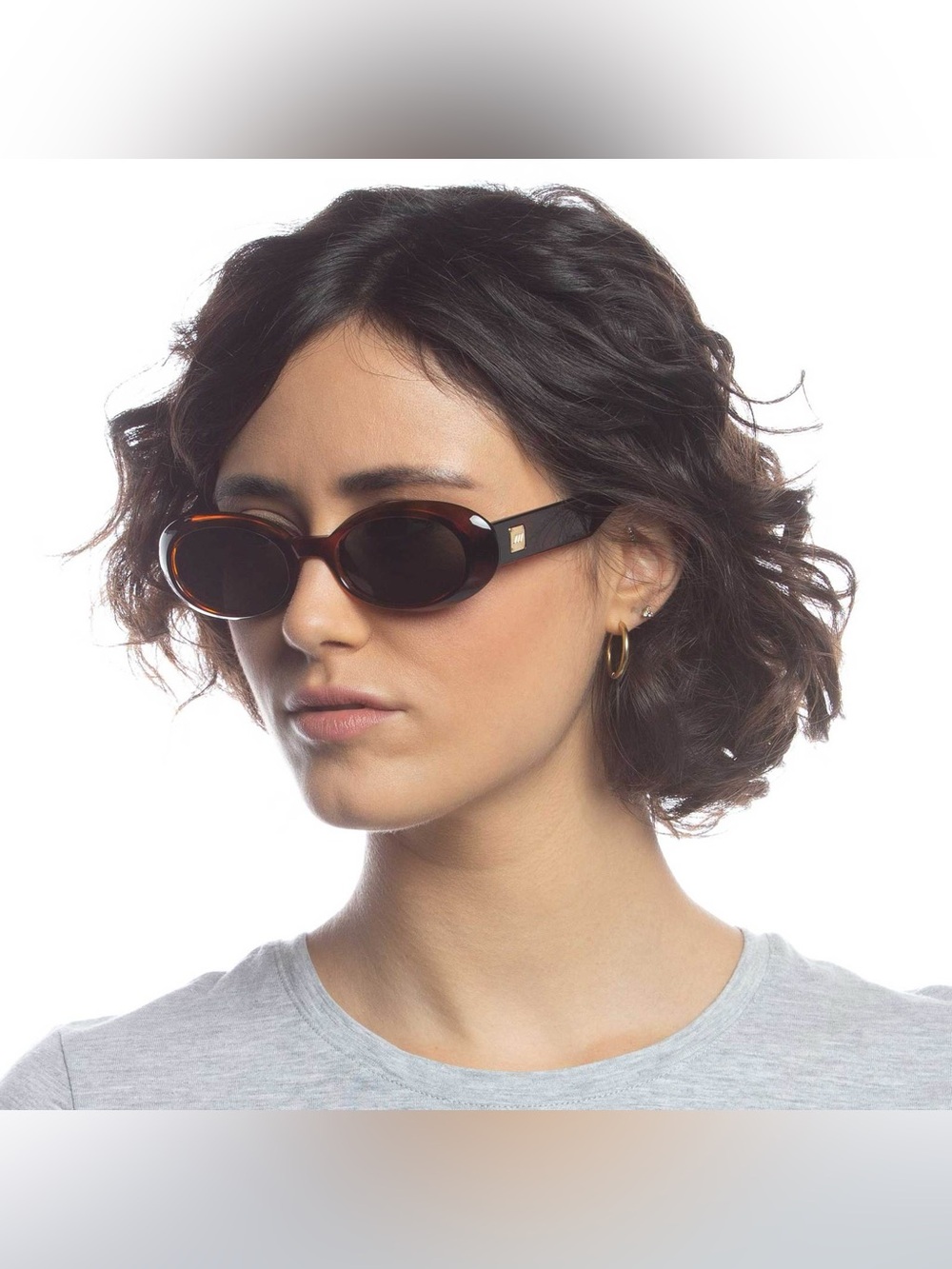 Work it! Oval Tortoise Sunglasses - Toffee Tort